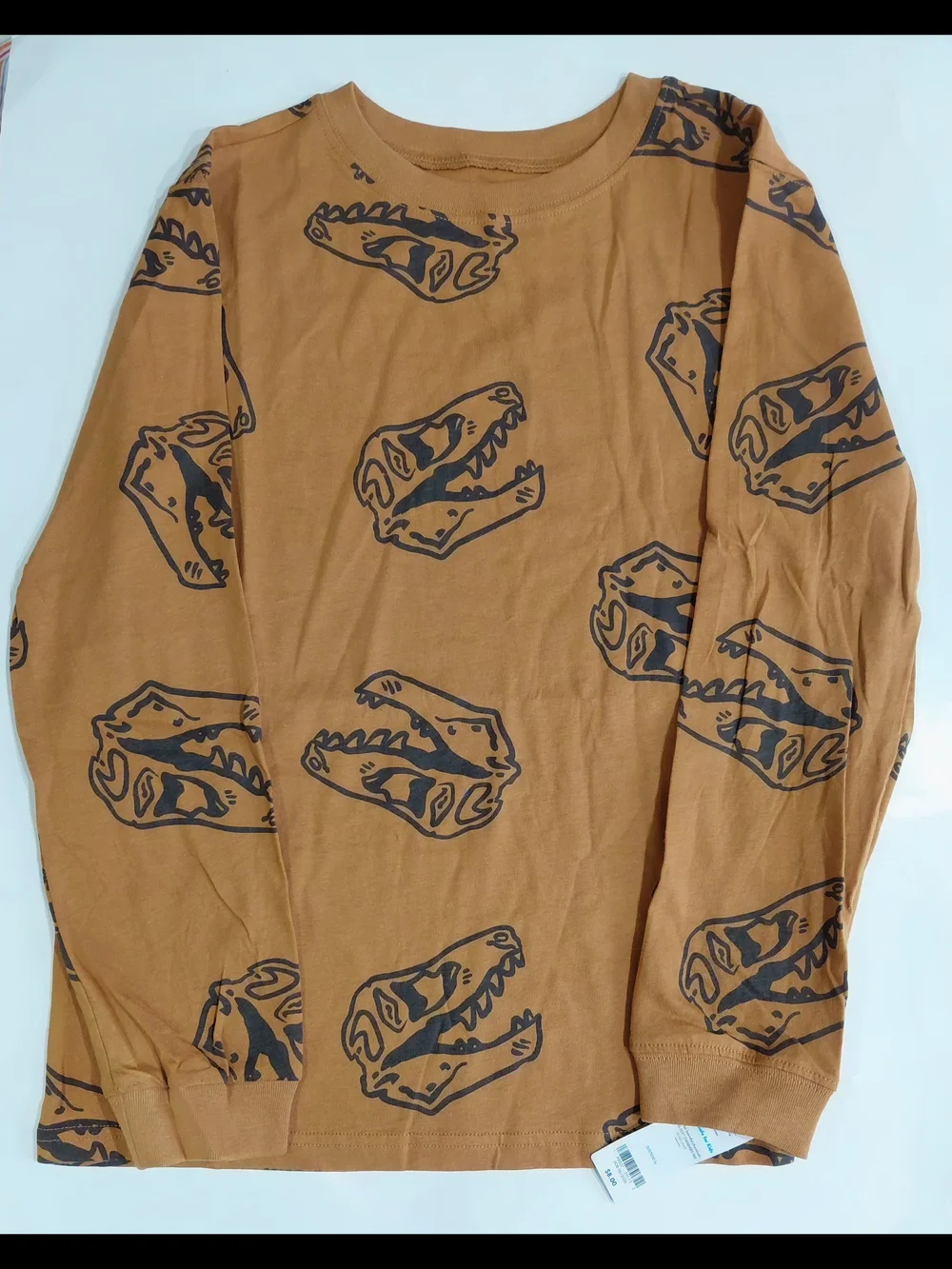NWT Carter's Rust Brown Tee with Black Graphic Size 14